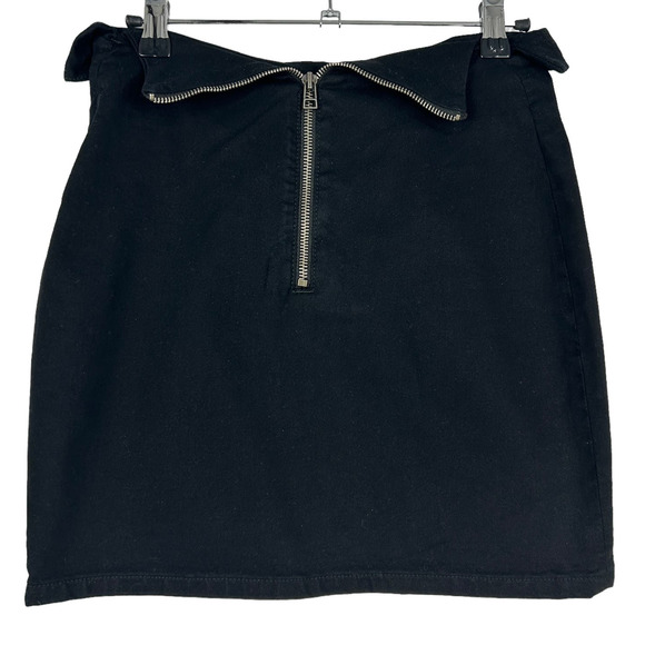 Carmar Los Angeles Black Denim Skirt Size 26 - Picture 3 of 5